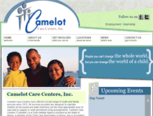 Tablet Screenshot of camelotcarecenters.com